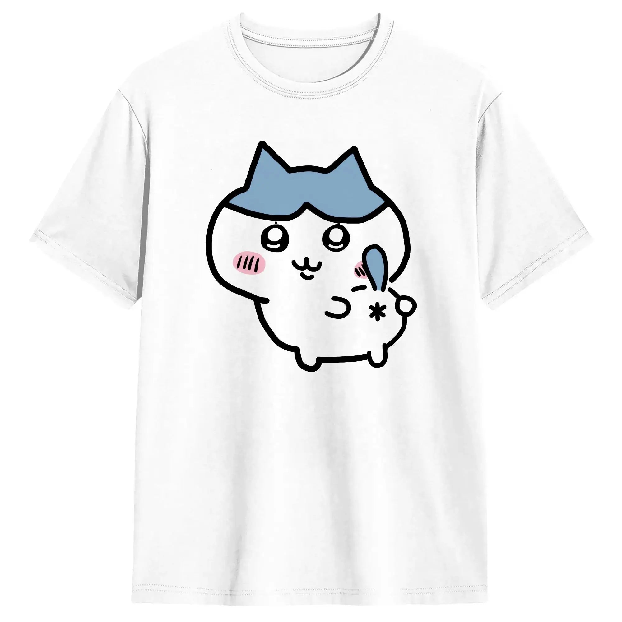 Streetwear T Shirt  Chiikawas Shisa Baby  100 Cotton T-Shirts  Trending Tshirt for Men's Summer Fun Loose Short Sleeve Top Tees