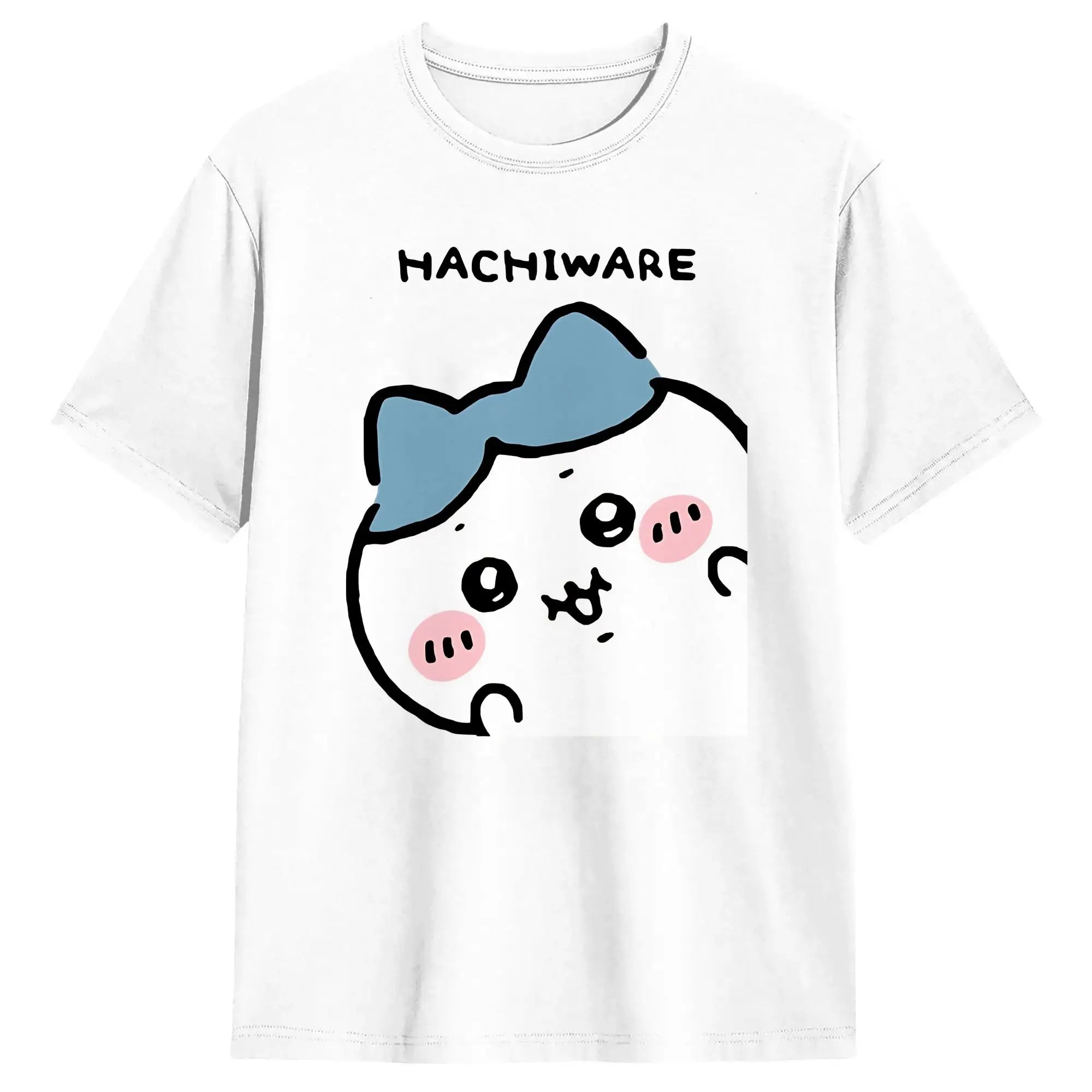 Streetwear T Shirt  Chiikawas Shisa Baby  100 Cotton T-Shirts  Trending Tshirt for Men's Summer Fun Loose Short Sleeve Top Tees