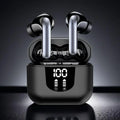 K06-Wireless headphones - HiFi stereo headphones with noise-cancelling microphone. Sports headphones with LED power display.