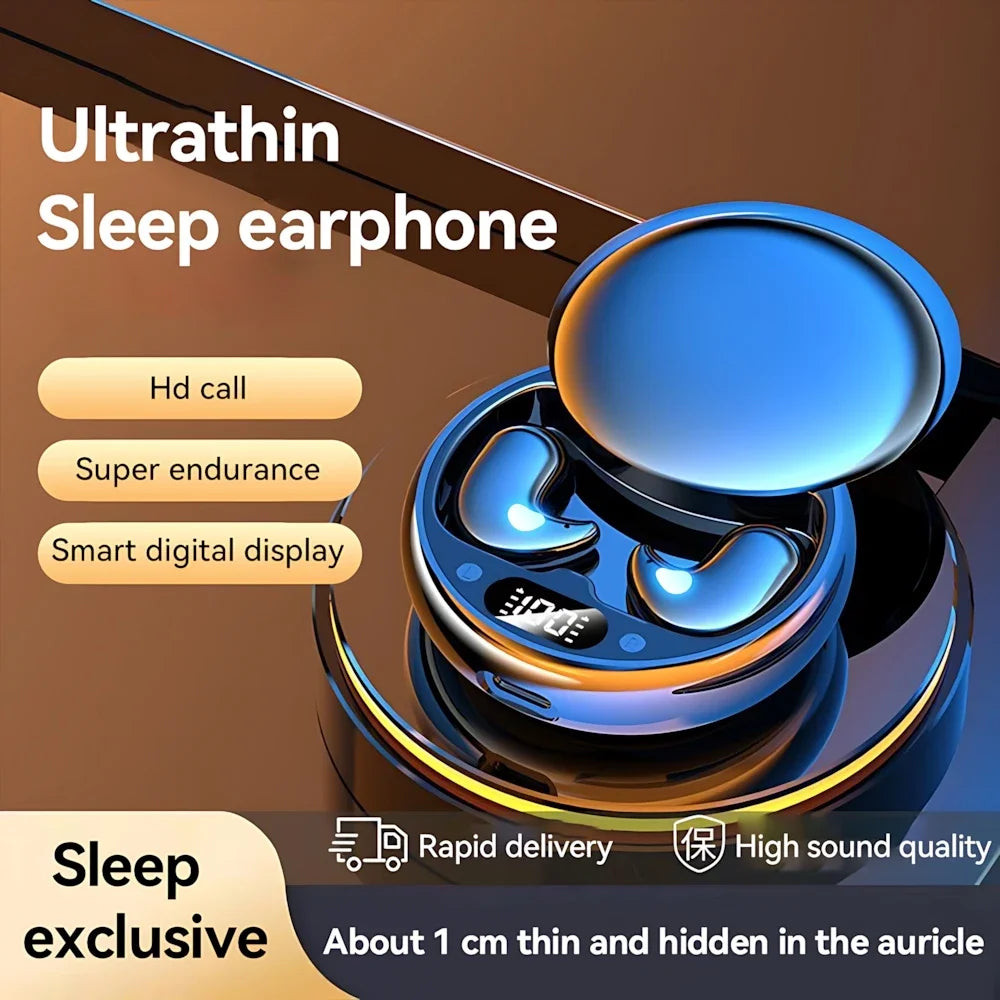 Original Sleep Headphone Bluetooth Wireless Earpods Sports Stereo Noise Canceling Earphone Microphone Speaker Caixa De Som Gamer