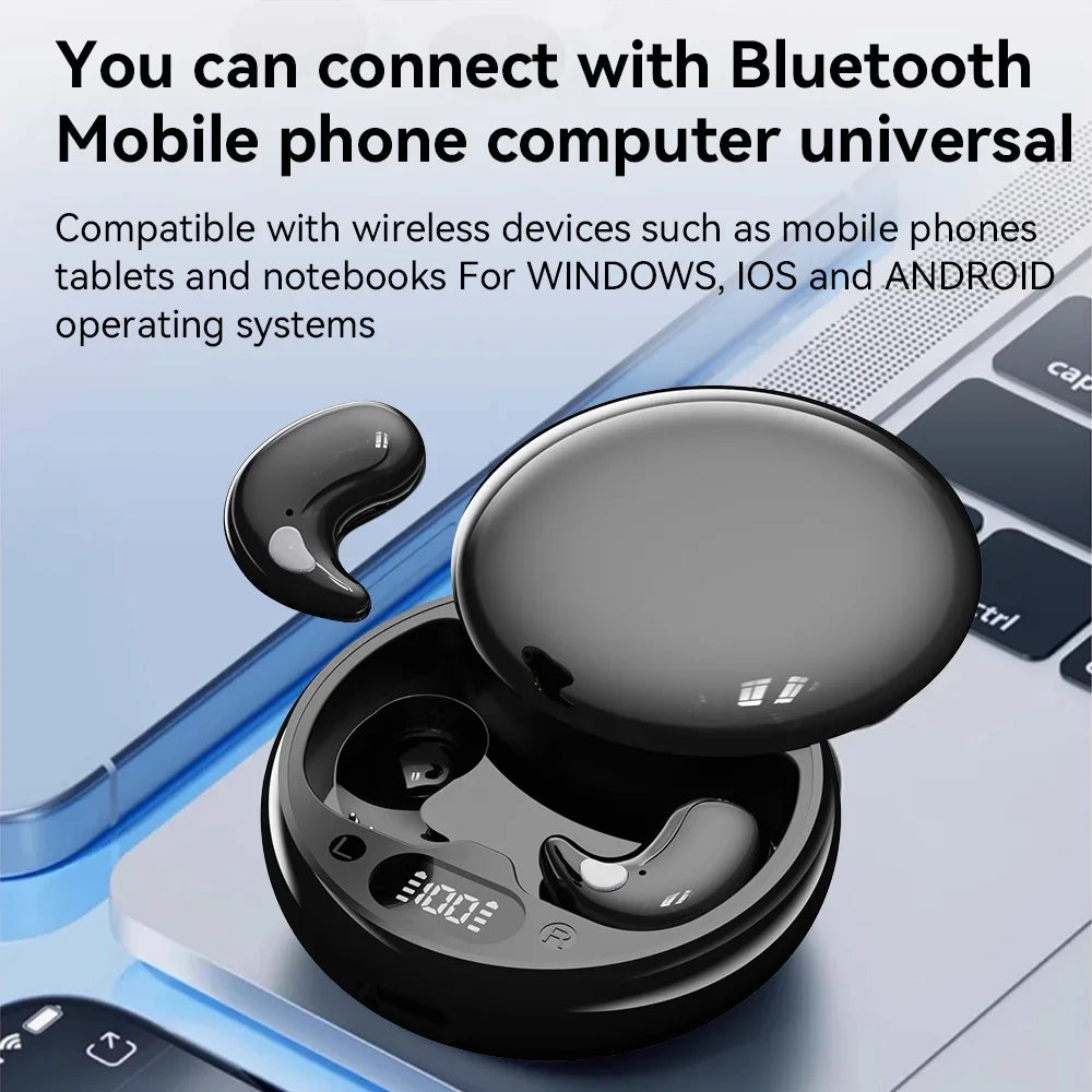 Original Sleep Headphone Bluetooth Wireless Earpods Sports Stereo Noise Canceling Earphone Microphone Speaker Caixa De Som Gamer