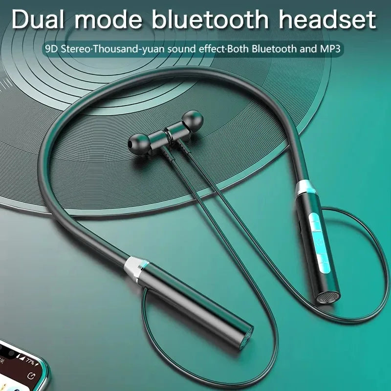 Wireless Headphones Bluetooth 5.0 Neckband Earphones Magnetic Sports Waterproof TWS Earbuds Blutooth Headset with Mic