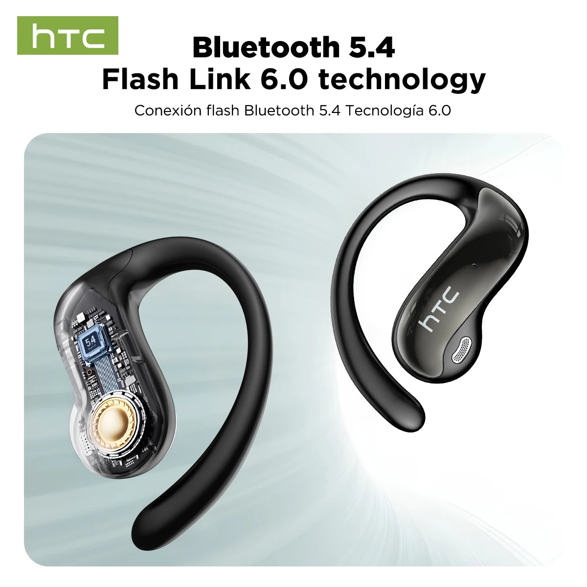 Htc Ne19 On-Ear Bluetooth Headphones with Large Battery Capacity and High Sound Quality