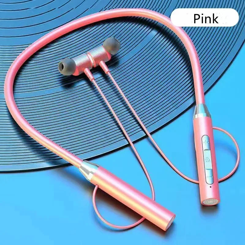 Wireless Headphones Bluetooth 5.0 Neckband Earphones Magnetic Sports Waterproof TWS Earbuds Blutooth Headset with Mic